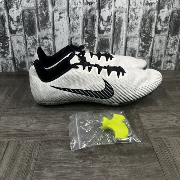 Nike Men size 15 Zoom Rival M 9 Track and Field Spikes White AH1020-001 - Picture 1 of 7